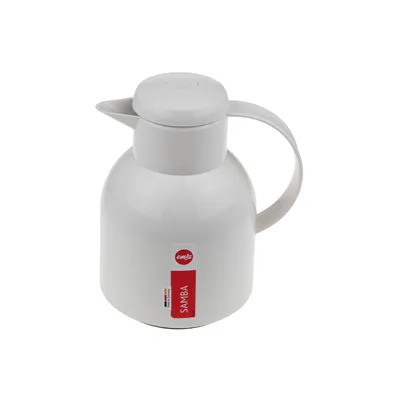 Produktbild von emsa Isolierkanne SAMBA 1 Liter QuickPress, Farbe Weiß