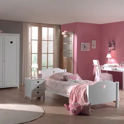 Produktbild von Dream Tree Kinderzimmer Bloom 4-teilig Weiß
