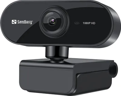 Image de SANDBERG USB Webcam Flex 1080P HD - 2 MP - 1920 x 1080 Pixel - Full HD - 30 fps - USB - Schwarz