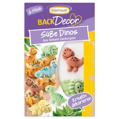 Produktbild von Cukrové dekorace dinosaurus, 6ks