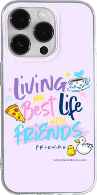 Zdjęcie produktu dla Etui do Samsung S23 Friends 024 Nadruk pełny Różowy