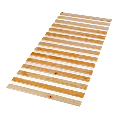 Produktbild von Rolllattenrost aus Kiefer massiv, Lattenrost mit 15 Latten aus Massivholz Kiefer für Einzelbett 80x200 cm