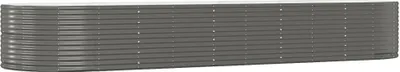 Immagine prodotto di Letto rialzato Grigio 447x140x68 cm Acciaio verniciato a polvere