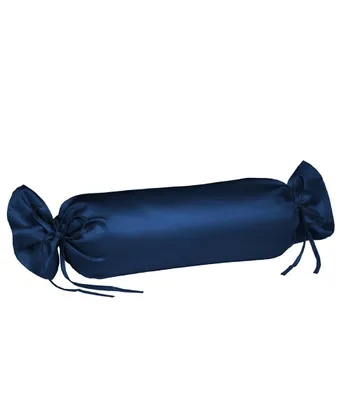 Productafbeelding van Liefdevol kussensloop, nekrol, interlock jersey, 40 x 15 cm, donkerblauw, kussensloop van 100% katoen, met een elegante glans, wasbaar op 60 graden
