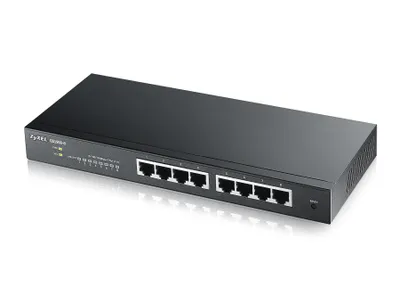 Produktbild von Zyxel GS1900-8 Managed L2 Gigabit Ethernet (10/100/1000) Schwarz