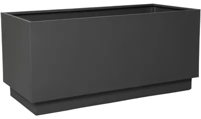 Produktbild von VIVANNO Pflanztrog Zink MAXI Kasten, Anthrazit matt - 100x45x45 cm