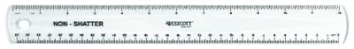 Produktbild von WESTCOTT Flachlineal Länge: 300 mm flexibel transparent