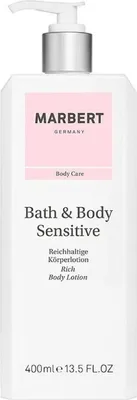 Produktbild von MARBERT Bath & Body Sensitive, Lotion, Frauen, Nährend, Beruhigend, Universal, 400 ml, Pumpenflasche