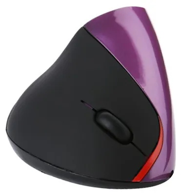 Image de Souris optique filaire ergonomique avec repose-poignet, souris d'ordinateur de bureau verticale, câble de 1,5 m, pour ordinateur portable ou de bureau, couleur violette