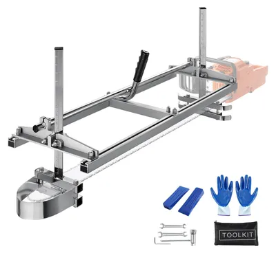 Produktbild von VEVOR Tragbares Sägewerk Stahl Kettensägenmühle Sägemühle 5,08–300mm Schnittstär
