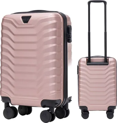 Obrázok produktu pre Príručný kufor WINGS malý ABS+ ROSÉ GOLD, 28L, príručná batožina RYANAIR