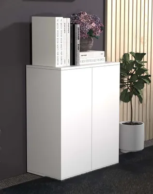Produktbild von VCM Holz Kommode | Sideboard mit Drehtüren | Maße ca. H. 73 x B. 60 x T. 32 cm - Dalosa 2
