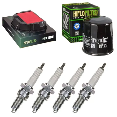 Produktbild von Service-Kit für Honda VFR 400 RIII 1989-1991 Luftfilter Ölfilter Zündkerzen von pamoto - Neu