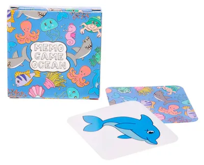 Produktbild von Duckiez Mini-Memospiel Meerestiere, 28 Karten