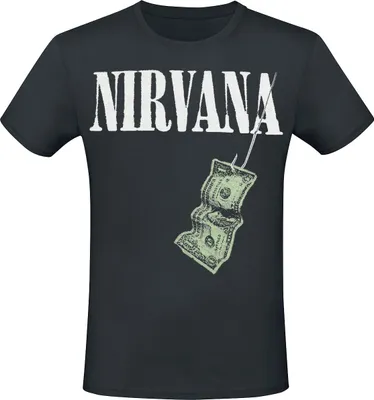 Produktbild von Nirvana T-Shirt Herren Nevermind Tracklist schwarz XL