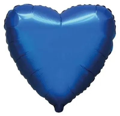 Zdjęcie produktu dla Balon foliowy 46cm Serce satynowy czarny - Godan