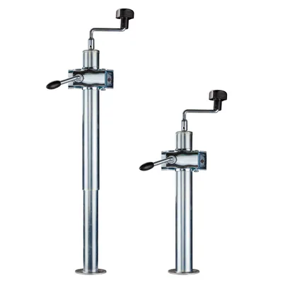 Produktbild von Anhängerstützen mit Kurbel und Klemmhalter 2er-Set