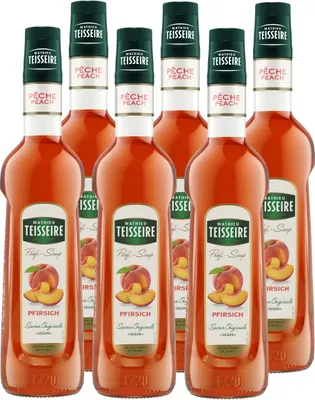 Produktbild von Mathieu Teisseire Getränke-Sirup Pfirsich 0,7L (6er Pack)
