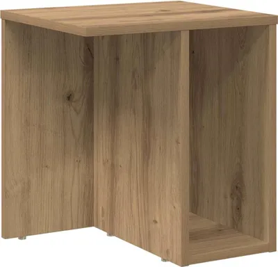 Immagine prodotto di vidaXL Tavolino Artisan in rovere 37 x 32 x 40 cm Materiale a base di legno