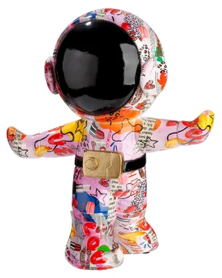 Produktbild von GILDE Figur OOH LALA Astronaut aus Kunstharz - Mehrfarbig - Höhe 30cm x Breite 2