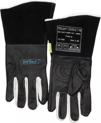 Produktbild von ELMAG 5-Finger-Schweißerhandschuhe WELDAS 10-1050