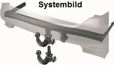 Produktbild von WESTFALIA 306400600001 Anhängerkupplung 1200kg Max für FIAT 500L (351, 352)