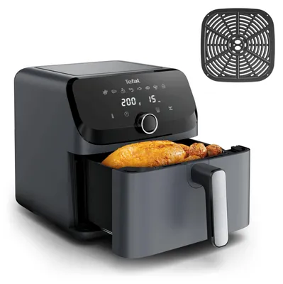 Produktbild von Tefal Easy Fry Mega EY855BE0, Heißluftfritteuse, 7,5 l, 2 kg, 80 °C, 200 °C, 8 Person(en)