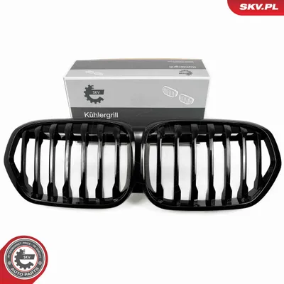 Immagine prodotto di ESEN SKV 66SKV242 Griglia anteriore per BMW X1 (F48) – Parte centrale nera lucida