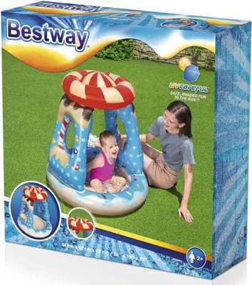 Produktbild von Babypool mit Sonnenschutzdach Candyville 91x89cm