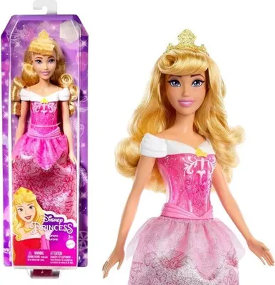 Immagine prodotto di Bambola Aurora 29 cm, Mattel Disney Princess, articolazioni mobili, con abito e accessori