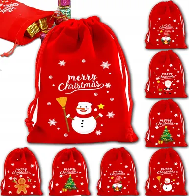 Produktbild von Karwil Weihnachtstüte Geschenkverpackung für Geschenke 5 Stück