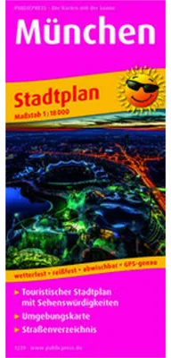 Produktbild von München. Stadtplan 1:18 000