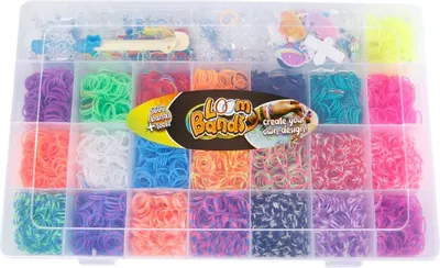 Produktbild von Loom Bands Set 5600tlg in Box mit Zubehö