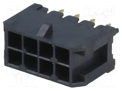 Obrázok produktu pre 2x zásuvka, pin: 8, 3 mm, konektor pre pripojenie vodičov, typ: THT, kód: 10127721-082LF, výrobca: Signteck