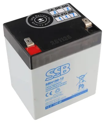Produktbild von SSB Blei Akku SBH190-12 für Hochstromanwendung  12.0V 5.0Ah