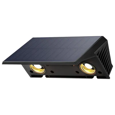 Produktbild von Wasserdichte Solar-Wandlampe für den Außenbereich, dekorative Wandbeleuchtung mit Auf- und Ablicht, warmweißes Licht für Garten, Terrasse und Hof.