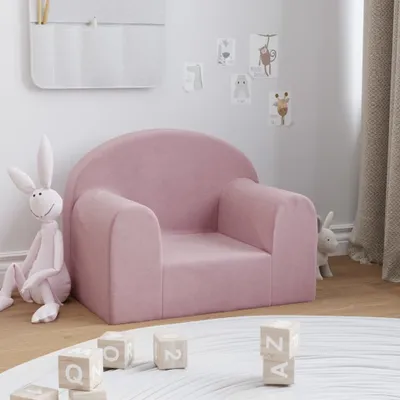 Produktbild von "im Angebot" Kindersofa Rosa Weich Plüsch - Kindersofas CC16400
