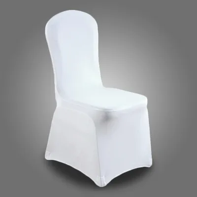 Immagine prodotto di Copri sedie Copri sedie moderni in tessuto elasticizzato in poliestere ed Spandex Copri sedie elasticizzati 90x45x45 cm bianchi 150 pezzi
