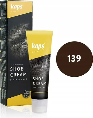 Produktbild von Kaps Schuhcreme Gleit- und Pflegecreme für Schuhe - Farbe: Mittelbraun 75 ml (139)