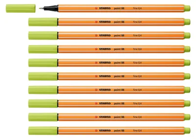 Produktbild von STABILO Fineliner point 88 10er Set verschiedene Farben
