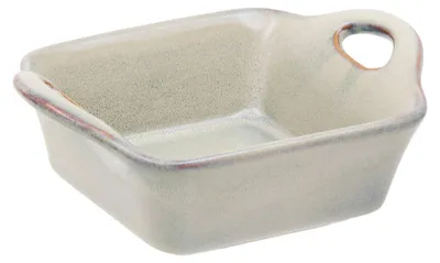 Produktbild von Quadratische Keramikschale von terre inconnue, 12 x 12 cm, elfenbeinfarben – Atmosphera Créateur