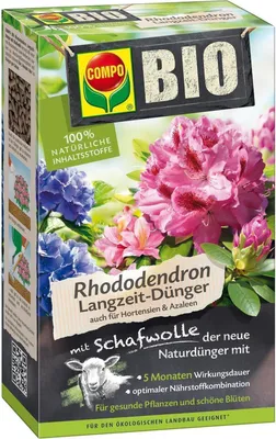 Produktbild von COMPO Rhododendron und Hortensien Langzeit-Dünger mit Schafwolle - 750 g