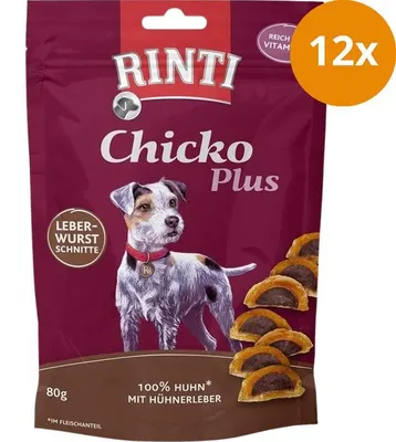 Image de Tranches de saucisse de foie Rinti Chicko Plus 80 g
