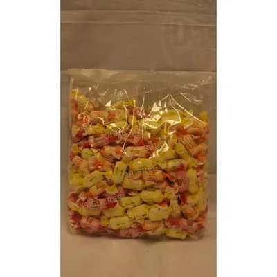 Produktbild von De Bron Fruit & Juice Toffees Kaubonbons mit Fruchtsaft Zuckerfrei 955 g