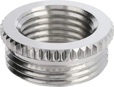 Produktbild von WISKA Reduzierung PG/PG von PG13,5x1,41 auf PG9x1,41 MRR-1309 rund Messing (CuZn) vernickelt Anschlussgewinde 6,5mm - 1