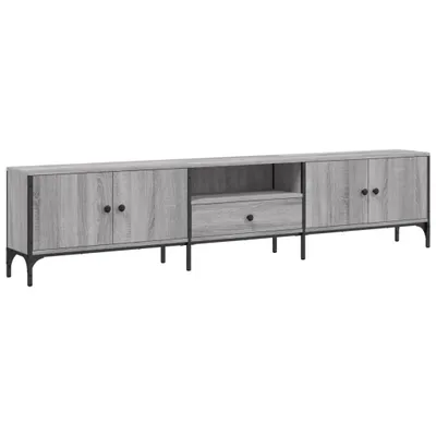 Obrázek produktu pro vidaXL TV skříňka se zásuvkou Grey Sonoma 200x25x44 cm Materiál na bázi dřeva