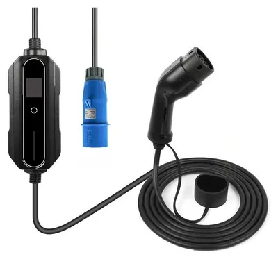 Immagine prodotto di Caricabatteria EV, uscita 7 kW, corrente regolabile, tipo 1 32 A, 5 metri