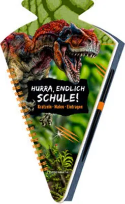 Produktbild von Schultüten-Kratzelbuch - T-REX World - Hurra, endlich Schule!