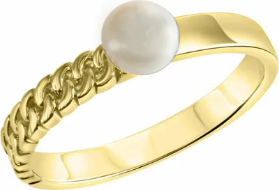 Produktbild von Celesta Silber Ring 925/- Sterling Silber gelb 058 (18,5) ohne 274270308