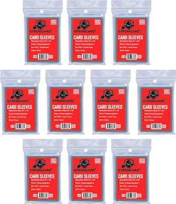Produktbild von STRONCARD® - Standard Karten Hüllen Schutzhüllen Pokemon Yu-Gi-Oh! Magic (1000x Soft Sleeves)
